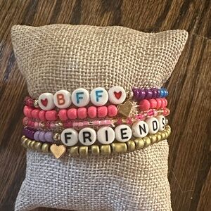 Colorful Friendship Beaded Bracelet Set
